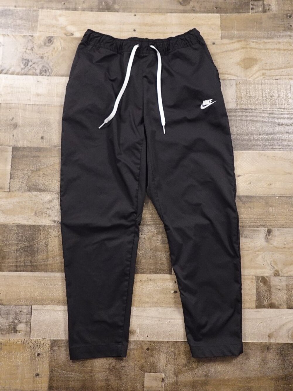 Nike Club Woven Tapered Pants Men's Large Black Athletic Jogger